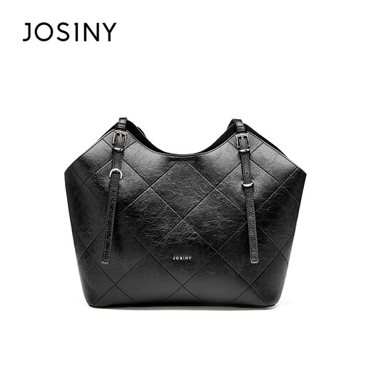 Zhuosini 2025 Neue modische und vielseitige One-Shoulder-Crossbody-Tasche für Frauen mit High-End-Nischen-Design-Handeimer Schwarz