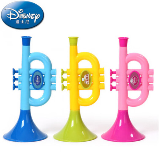 Disney迪士尼儿童小喇叭玩具小女孩子吹奏乐器初学宝宝早教音乐毕业礼物 喇叭/蓝色米奇