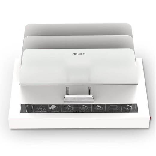 Costine Deli hot melt binding machine fully automatic small hot melt bidding glue installation financial book binding machine no need to punch documents bid contract envelope binding 3882 [New upgradeable 500 pages of binding]