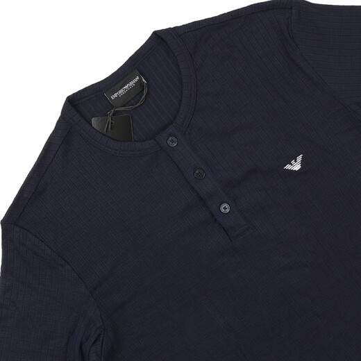 Armani/Armani EA EAGLE BORDADO MARK Slim Slim Sleim Manga Round Camiseta EM000623 AF12034 Blue oscuro UB102 S