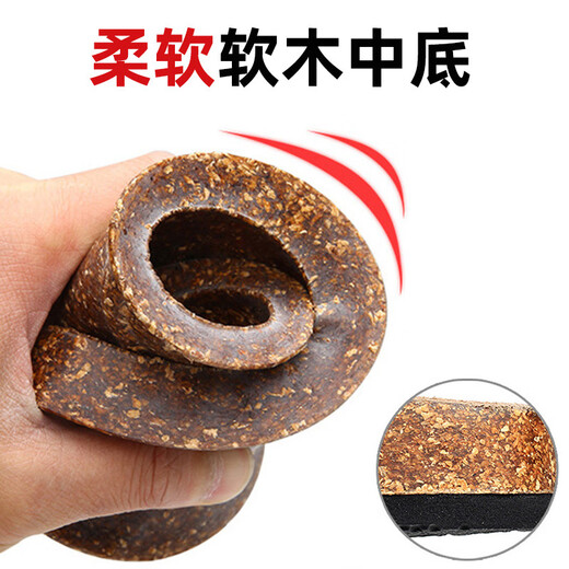 UETEEY软木拖鞋女夏外穿时尚百搭防滑情侣牛I皮一字拖鞋度假沙滩鞋15618 109蓝色 35