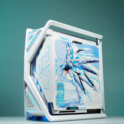 ASUS 24 installments interest-free AMD Ryzen R9 9950X3D/5090D/5080 graphics card ROG family bucket pure white gaming desktop host DIY assembly computer complete machine R9 9950X3D+32G+1TB丨Configuration one single host