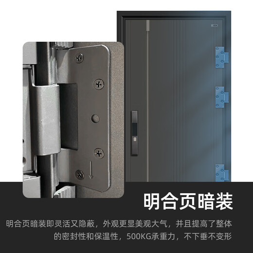 Star Moon God Class A Fingerprint Anti-theft Door Top Ten Brands Home Doors Entry Doors Entry Doors Home Security Door Smart Lock Big Doors Children and Mother Door Pack Installation (Choose it if you don’t know the size) 2250*1050 External Open Single Door (Mechanical Lock Configuration)