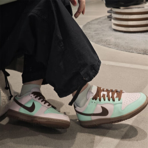
Nike women's shoes Nike Dunk Low (GS) women's black and white panda low top wear-resistant sports shoes IH0821-679 pink green brown 39