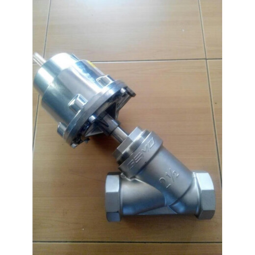 何健弓适用山东新华器514 15D 20D 25D 13751气动阀 角座阀 3/4寸气动阀
