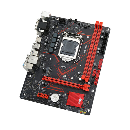Patriot B85MAX nueva placa base roja compatible con memoria DDR3 de 1150 pines, actualización de computadora de escritorio de oficina, placa base B85 original nueva con tarjeta de red Gigabit M.2