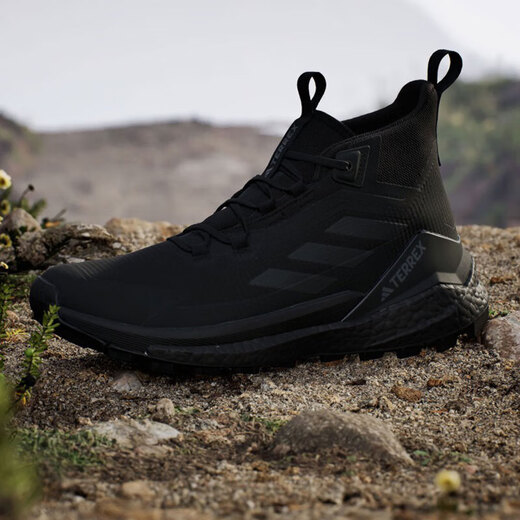 阿迪达斯 （adidas）男鞋秋冬新款FREE HIKER 2.0户外防水透湿透汽运动鞋登山徒步鞋 IH3524/黑色/灰 45