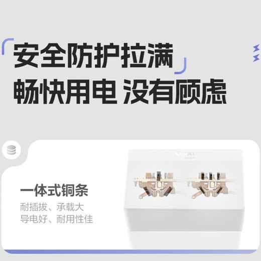 Bull one-turn multi-socket wireless plug-in strip without wires one-turn four one-to-two 86-type multi-hole multi-functional expansion panel conversion head converter home dormitory with switch pins removable one-turn four independent sub-control switch official genuine expansion converter