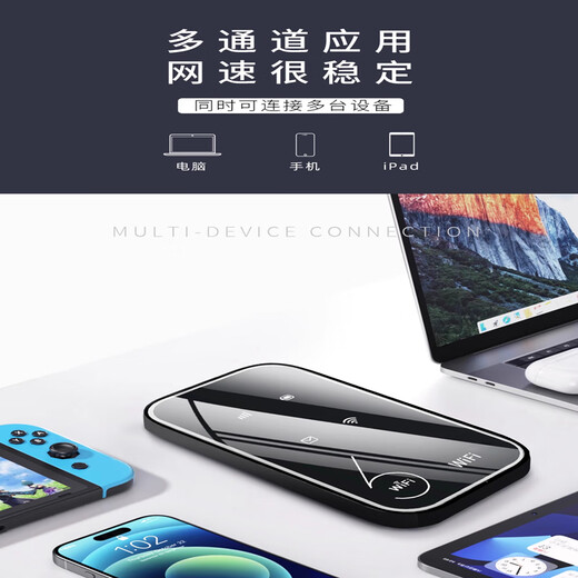 Xiaoxun Smart ofrece un año de tráfico gratuito, nuevo wifi portátil móvil de velocidad Gigabit 5G de 25 años6, punto de acceso de doble banda sin almacenamiento previo, actualización de alta velocidad, tráfico ilimitado de banda ancha inalámbrica, red triple espejo - tráfico gratuito por 1 año - versión superior, tráfico de alta velocidad gratuito de 10G*5 meses