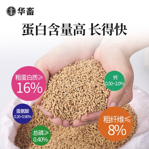 Hua livestock chicken feed, large chicken pellet feed, rutin, eggs, chickens, ducks and geese, special chick opening feed premix 20Jin Jin is equal to 0.5kg
