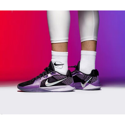 NIKE(耐克) Sabrina 2 萨布丽娜二代 黑紫减震低帮篮球鞋 FZ1517-500 FZ1517-601 _假一赔三 44.5