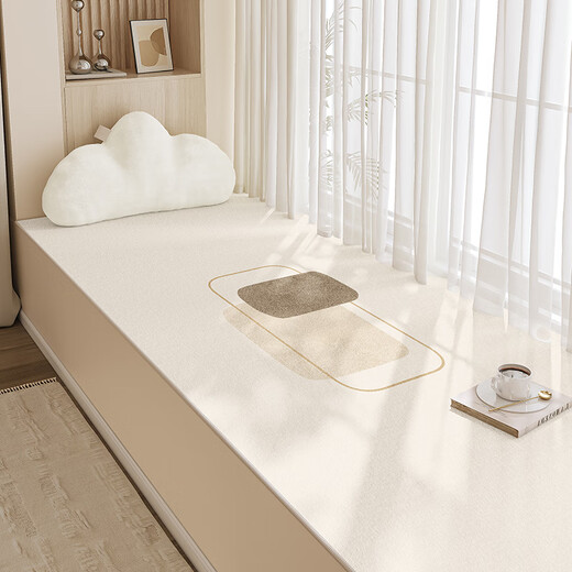 CLCEY2025 Baie de fenêtre de fenêtre de baie vitrée Repliement Repliement pour chambre à coucher lavable Baieur de fenêtre Baie de fenêtre Repliement Été 2025 Vent de luxe léger et soleil chaud-15930 120 [Poste confortable et confortable] 120cm * 200cm