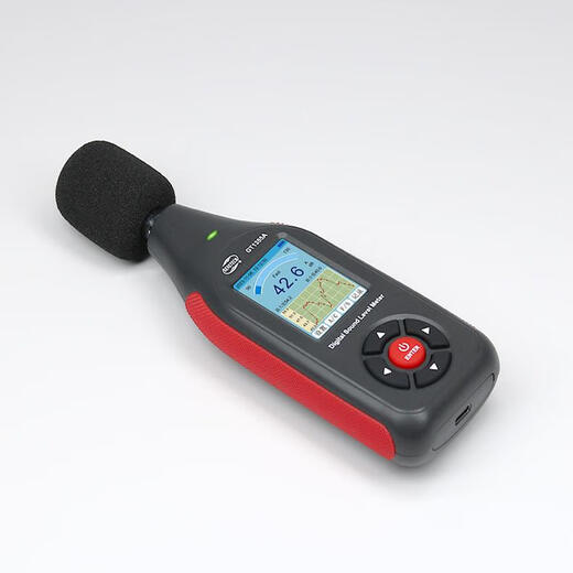 Huilide digital decibel instrument high-precision noise meter environmental noise meter db value detection with alarm software storage GT1355A [with storage with software with lighting report