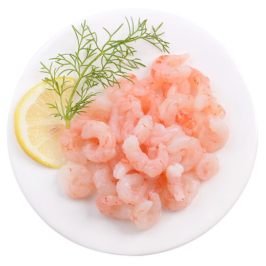 Mega-Jiasheng frozen Arctic sweet shrimp, ice-free, net weight 300g, sashimi grade, natural and healthy, quality guaranteed