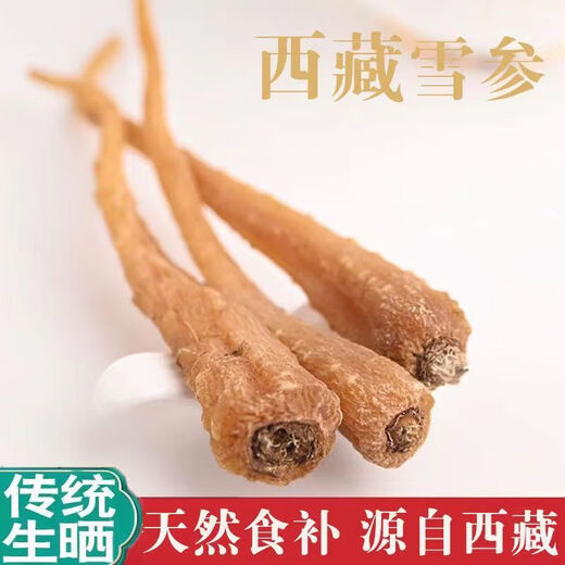 【1283人收藏】藏雪参雪人参雪参无添加煲汤泡酒大条正宗原产中药 天然藏雪参100.89克