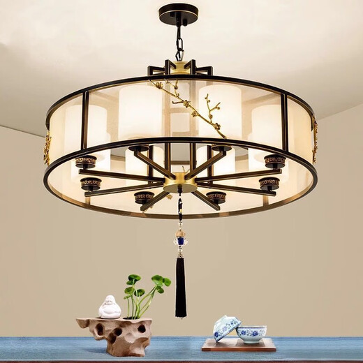 OPPLE NEU CHINESS SCHLAGSPRÜCKLICH LAUBLAUM LAMPE CHINA SCHLAGTE UND AMMOSPIEMMERISCHE HAUSBEDAMME ESZAHLEN ZEAME MODELBROM MODEL ZAHL COPPER Blumenlampe Kronleuchter 6636-600 Quadratmeter