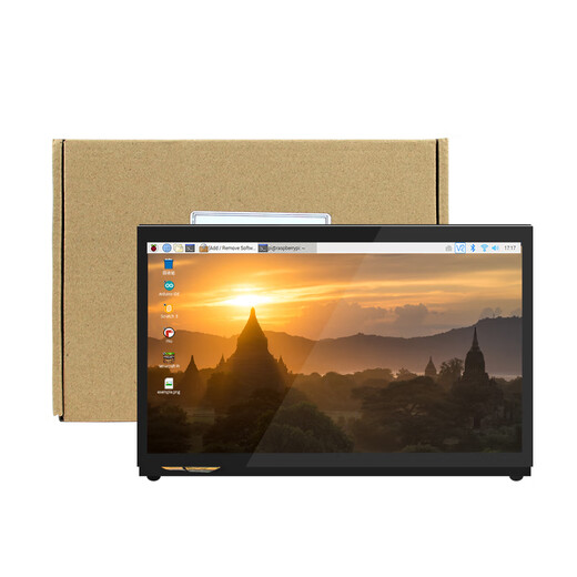 Chuanglebo Raspberry Pi 5 display 4b display screen HDMI LCD screen IPS Maker Education 7-inch high-definition touch screen