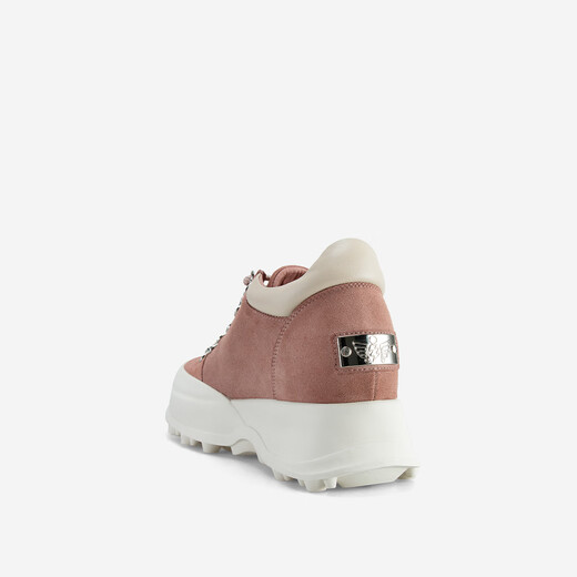 IIJIN OFFICIELS NOUVELLES CHAISSOIRES DES FEMMES 8 cm SOME SOLE SOLE SOLE SUPPRIMÉ MAILLARD LOW-TOP COLACHING CAS des femmes pour les femmes yf687koe rose 36