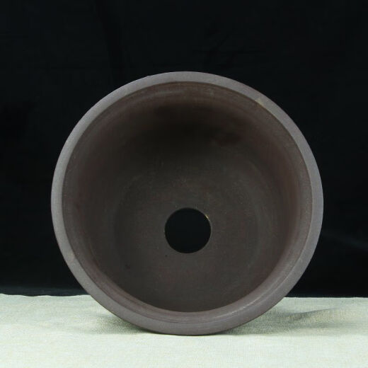 Gran diámetro Púrpura Flor de arcilla Pot de plantación verde plantación de vegetales
