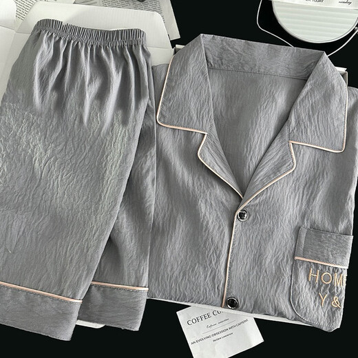 Catman (Miiow) 2025 New Yunduo Cotton Pyjamas für Kurzärärer-Shorts für Herren-Kleidung für Herren 12532 [bequeme und hautfreundliche Yunduo-Baumwolle] XL (Empfohlen 170-175 High 130-150jin [Jin gleich 0,5 kg] Gewicht)