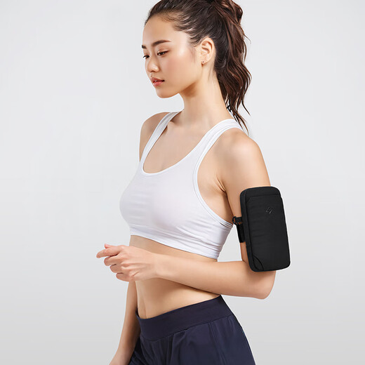 GOLF Outdoor Cycling Fitness Mobile Phone Bag Men's and Women's Running Sports Arm Wristband Arm Bag Single Shoulder Crossbody Bag Mini Bag Dynamic Black