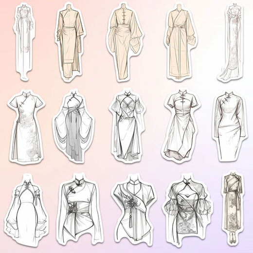 3893 people liked it. 106 hand-painted inspiration design stickers for costumes, beautiful outfits, ancient costumes, aesthetic style, notes and painting material stickers. Best-selling hot items. Juhuasuan Recommended 106 stickers. 2 sets of duplicates + storage box.