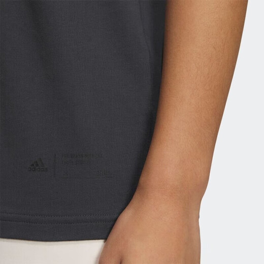 阿迪达斯（adidas）短袖T恤女装夏季新款印花Logo运动服卡通熊猫图案休闲圆领衫 IP3937深灰 S