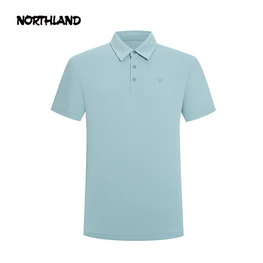 NoRTHLAND (NORTHLAND) NoRTHLAND Short-sleeved T-shirt for men 25 spring and summer new outdoor sports quick-drying breathable POLO shirt NTSFT5155S Stream Blue L (175)