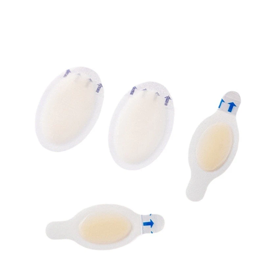 Heel stickers, bionic gel anti-wear stickers, high heels, toes, ankles, heel waterproof blister, pain-proof stickers, anti-wear feet, bionic gel anti-wear stickers - oval - 1 piece