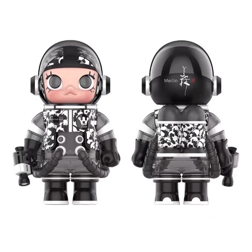 泡泡玛特POPMART SPACE MOLLY1000% MEGA珍藏系列 70cm大体潮玩落地摆件 美林的礼物1000%（70cm）