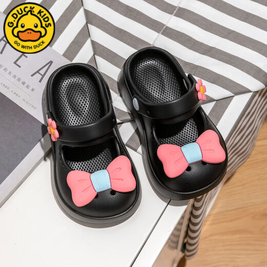 G.Duck niños Little Yellow Duck Eva Girls Slippers Summer Girls Anti-Slip Sandals use lindos zapatos de agujero para niños de larga duración.