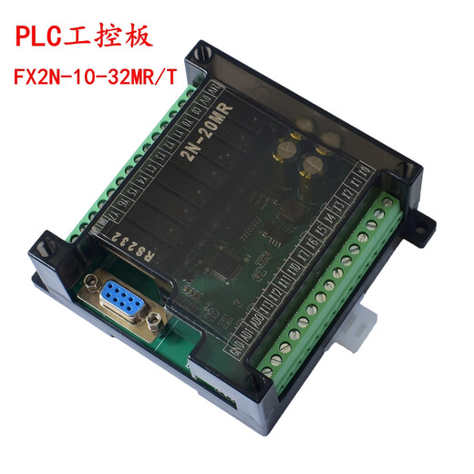LISMPlc industrial control board controller fx2n-10/14/20/24/32/mr/mt serial port programmable with shell FX2N-24MR None
