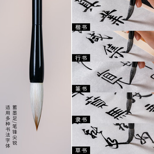 Zhang Xiaofeng's Four Treasures of Study Set Brush Calligraphy Set Beginner's Soft Pen, Ink, Paper and Inkstone Set Chinese Painting Storage Box Holiday Gift Wanli Mountains and Rivers Entry-level Model