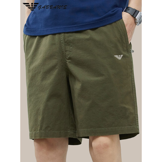 Chiarmania Men's Pure Cotton Fin Shorts en été Summer New Loose Straight Color Color Five Port Casual Pantal