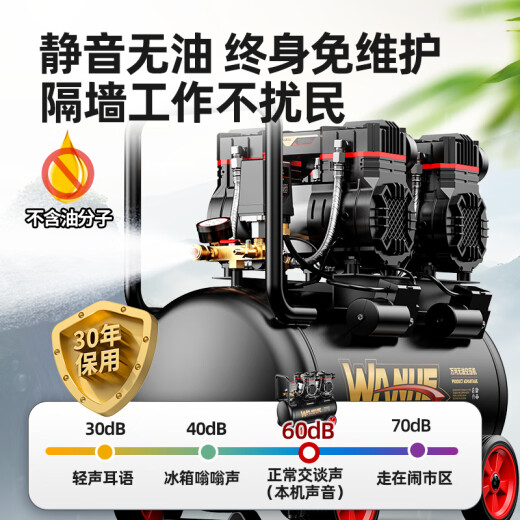空压机充气泵小型220v便携式工业级木工静音高压打气泵空气压缩机 3180W-15L[数显无刷+全铜芯+智 3180W+3890W+3990W+4290W