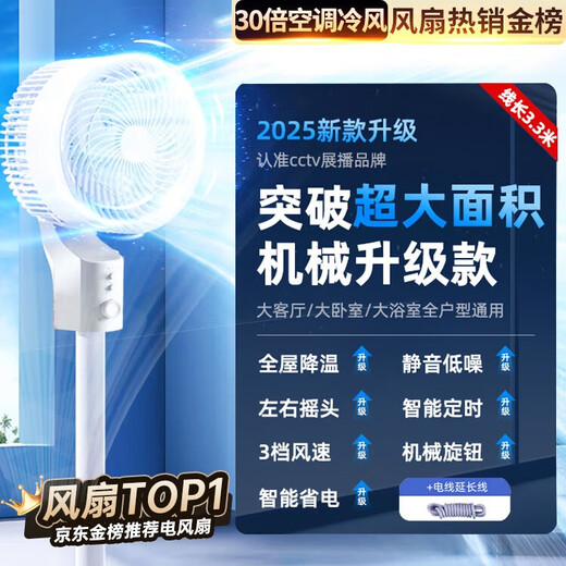 NIYEVN tops the list and sells 100,000+丨whole house cooling electric fan silent bedroom ultra-quiet air conditioning fan refrigeration fan first-class energy efficiency household floor fan air circulation fan air conditioning grade cold air 200m full area cooling-silent constant cooling-power-saving machinery