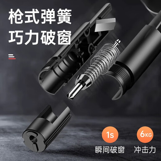 Wuji Multifunktionaler Autofenster Breaker Car Schneidmesser Glas Escape Safety Hammer Auto Notfall Hammer Sicherheitsgürtel