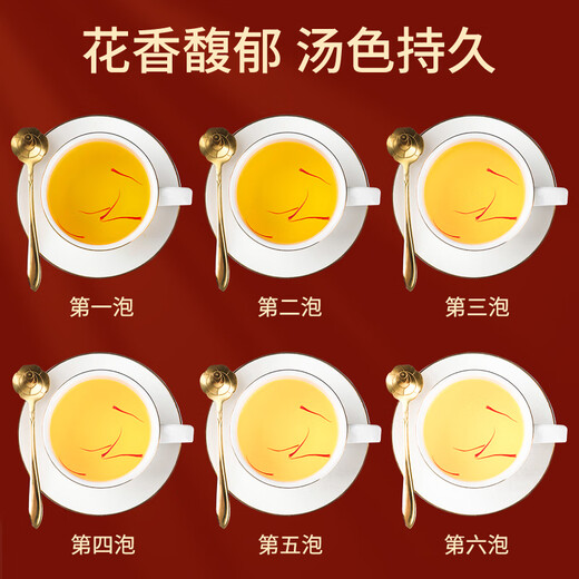 Dingzhiyis besondere Safran-Geschenkbox 3G Souvenir Authentic Tibet Source Health Tea, um Eltern und Ältesten Mid-Autumn Festival Geschenke zu geben