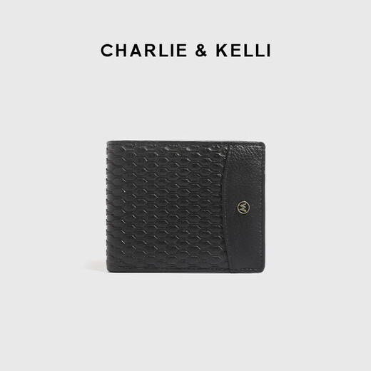 Charlie / Kelli Marque Luxury Luxury CK portefeuille Men pour hommes Polka Classic Wallet Coin Wallet Carte Bag Gift For Boyfriend Brown [Cadeau pratique pour la Saint-Valentin chinois]
