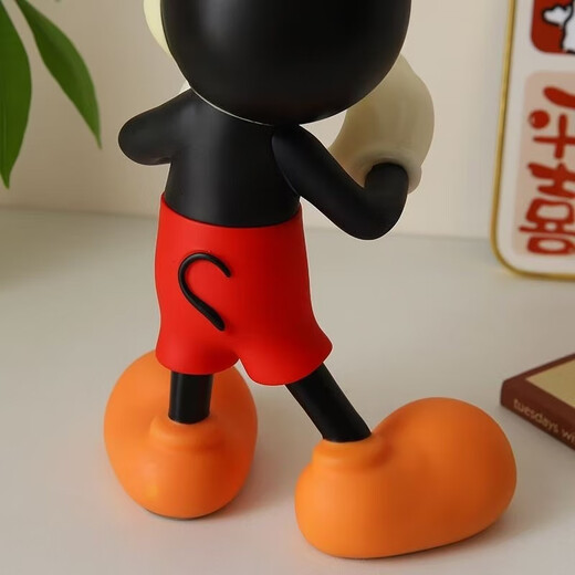 Leixin Damichi Tendy Toys Mickey Decorations Cabinet Wine TV Cabinet Entrance Cartoon Decoration Office Doll Toys Toys Breaker Mickey-Green + Orange