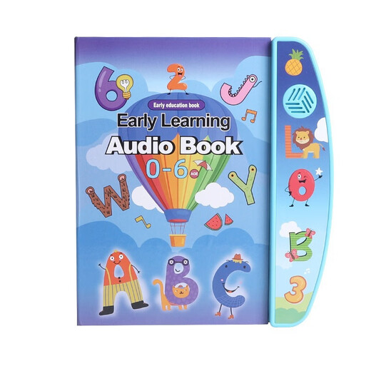 Bildungsspielzeug Frühschulgeschichte Audiobuch Kinder Aufklärung Baby Finger Lesen maschinelles Lernen Englisch Kognitiver Lernbuch Pink Story Early Education Audio Book [English Color Box]