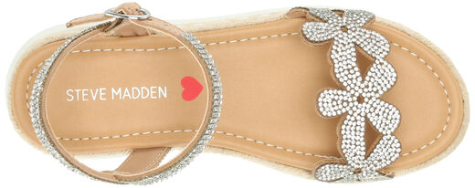 Steve Madden Girls Adalee, Rhinestone Rhinestone 1 Little Kid