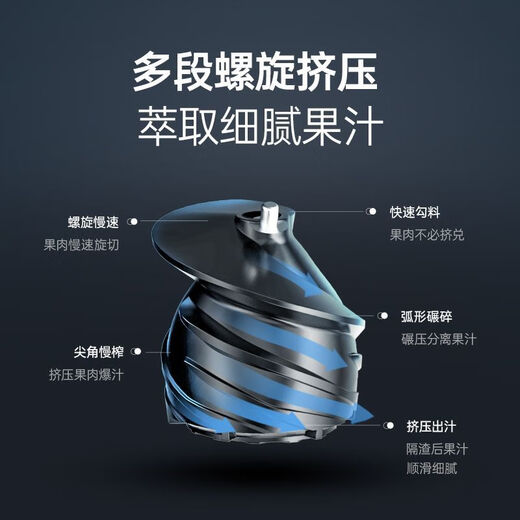 MORPHYRICHARDS original juicer pulp separating juicer household mini small portable multifunctional juicer MR9901 MR9901 light luxury blue
