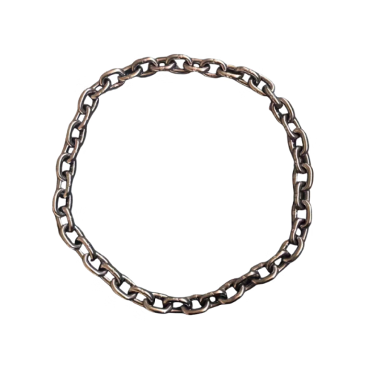 Kezhitu Ring-förmiger Gelenkring Runde Hebekette G80 Manganstahlkette Nahe Schweißhebekette Gesamtkette 12358 Tonnen 1 Tonnen Umfang 2 Meter