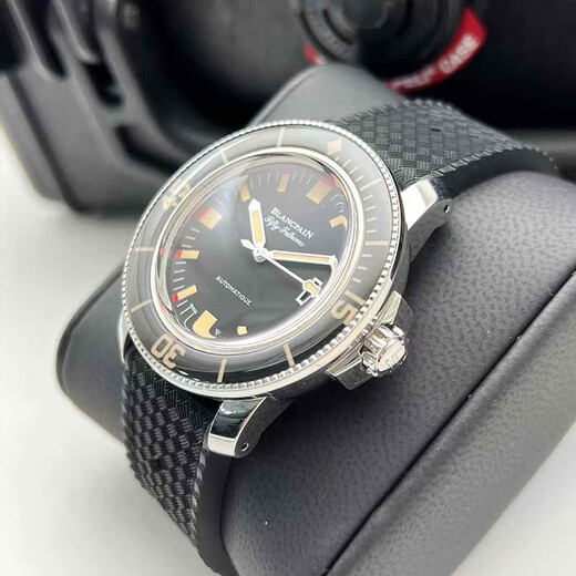 [Second-Hand 99 New] Volle Set von Boxkarten Blancpain Fifty Fathoms Series Swiss Watch Men's Mechanical Watch Gold Watch Famous Watch Diving Chronograph Second-Hand Luxury Men's Watch 5008B-1130-B52A Barracuda 40.30 mm