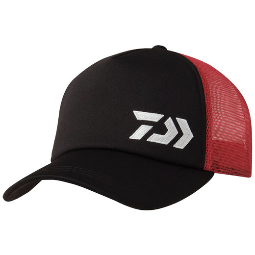 DAIWA 25 Spring/Summer DC-6424 Casual Peaked Hat Sun Shade Breathable Fishing Cap Outdoor Plus Size Sports Baseball Cap Black One Size