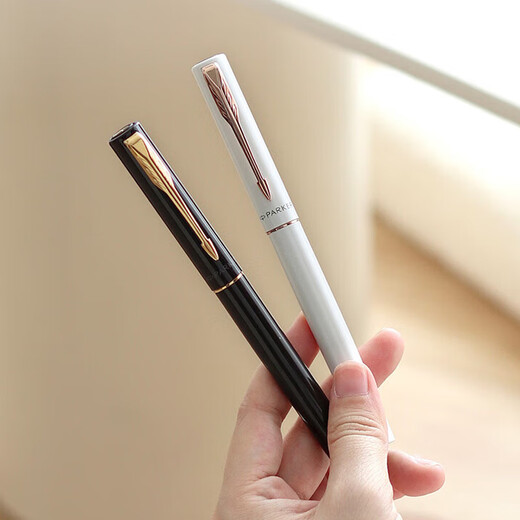 PARKER Wyatt Business Ballpoint Pen Set Business Gift Free Customized Engraving Graduation Day Gift Souvenir Ballpoint Pen College Entrance Exam Gift Wyatt XL Phantom Black Gold Clip Ballpoint Pen