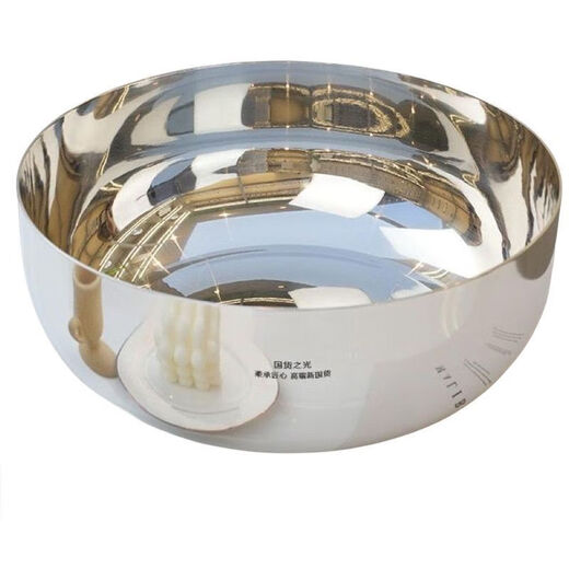 Xiongwo Chi special thickened 316L stainless steel and basin kitchen household hot pot basin washing vegetables and egg soup pot 3 medium five-layer steel anti-bacterial grade clearance processing extra large 32CM model leakage pick up extra thick model 270g