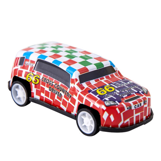 Kinder Alloy Car Toys Alloy Racing Eisenwagen Rickshaw Boy Puzzle Car Set dreißig Eisenwagen [zufällige Farbe]
