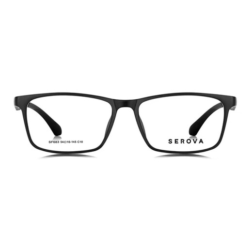 Slova Myopia Gläser Rahmen Big Face Herren Ultra-leichter Tr90 lässig schwarzer Rahmen Quadratrahmen Gläser Rahmen transparente Rahmenbrillen SF683 SF683 Nachthimmel Schwarz C16 [Rahmen nur]